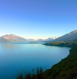 view of lake wakatipu new zealand