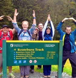 Group at Routeburn Track