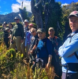 The team on their walk out to Long Reef