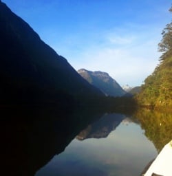 boatride to the milford track