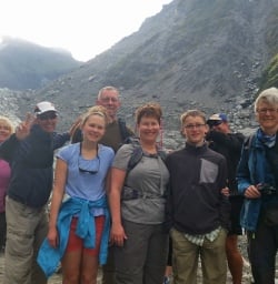 Group at Fox Glacier