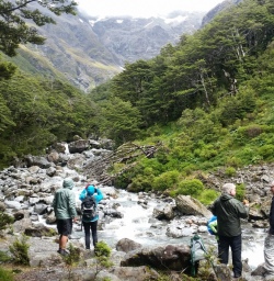 Lunch by the river in Arthur's Pass