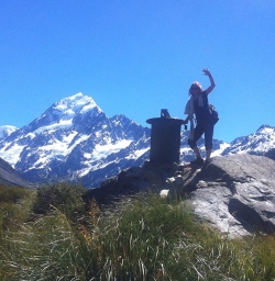Hiking at Mt Cook