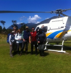 Milford to Martins Bay by heli