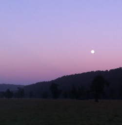 Full Moon over Lake Matheson