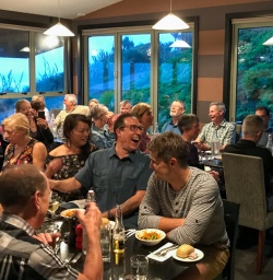 Dinner at Punakaiki, West Coast New Zealand