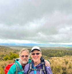 4. Guest couple on Tongariro Crossing