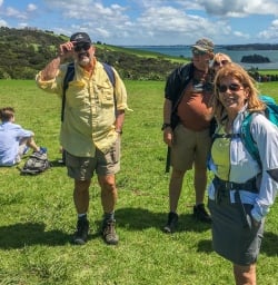 Group at Waiheke Island, Auckland New Zealand