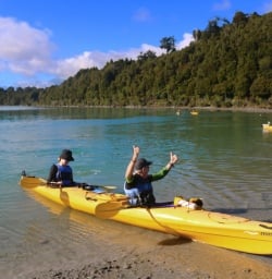 13 kayaking okarito lagoon west coast 6