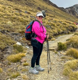 2 Solo Woman Hiking Kepler Track 07MAR25
