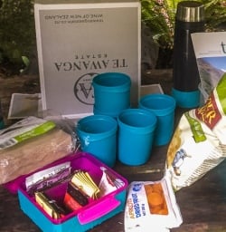 Tea at Hollyford track, Fiordland New Zealand