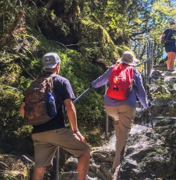 Hiking the Routeburn Track, Otago New Zealand