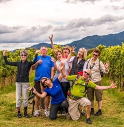 Group at Marlborough Vineyards, New Zealand