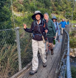 3 Happy Hikers in Rotorua March2025