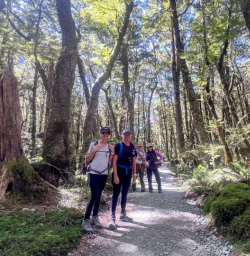 1 Women Hiking the Routeburn Track 09MAR25