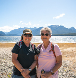 1.5 Two happy guests Lake Manapouri