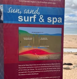 2 Sign at Hot Water Beach March2025