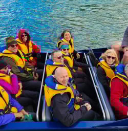 Jet boat ride Siberia Valley 