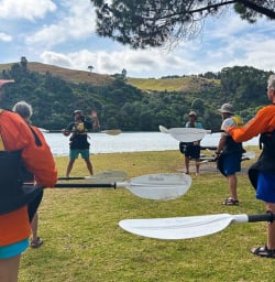 140125 Guests Group kayaking New Zealand North Island