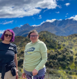 Exploring New Zealand South Island.