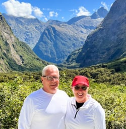 2. Two guests Fiordland National Park