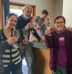 Wine Tasting at the Wairau river, Marlborough New Zealand
