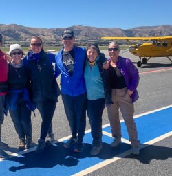 Scenic flight into Siberia Valley 