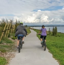 Bike Tour at Lake Taupo, Waikato New Zealand