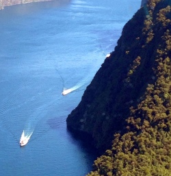view from the helicopter
