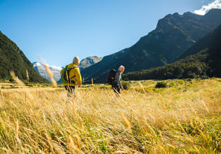 Siberia Valley guests exploring by foot