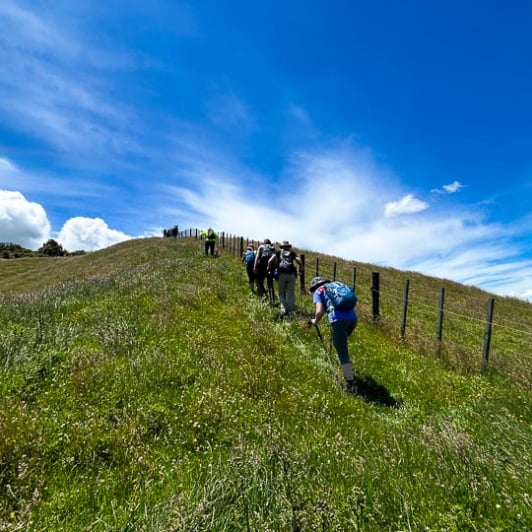 hiking the Matahuru Valley