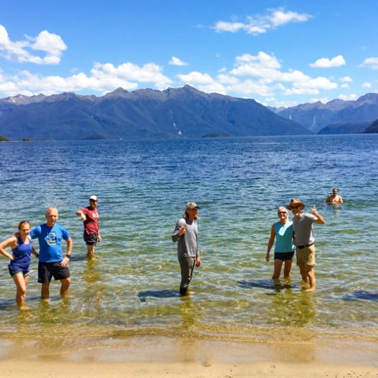 1. Group at Lake Manapouri