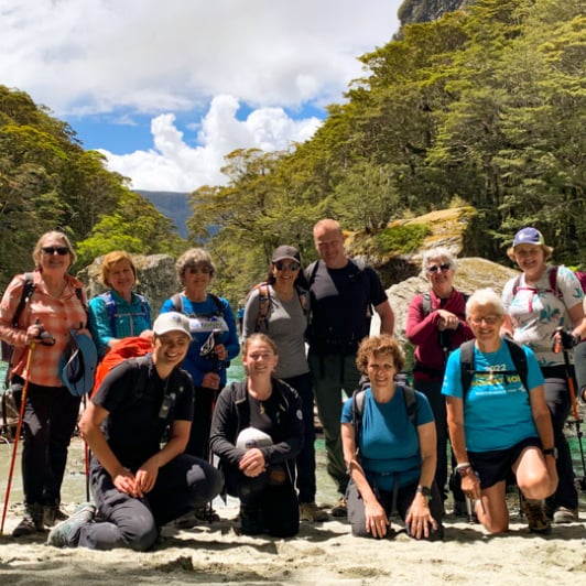 1. Group on Routeburn