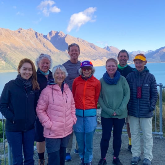 1. Group photo at Lake Wakatipu lookout