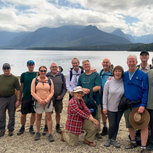 1. Guests at Lake Manapouri