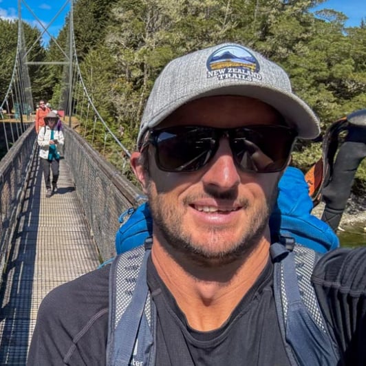 1 Guide Aaron on Kepler Track Hike 24FEB25