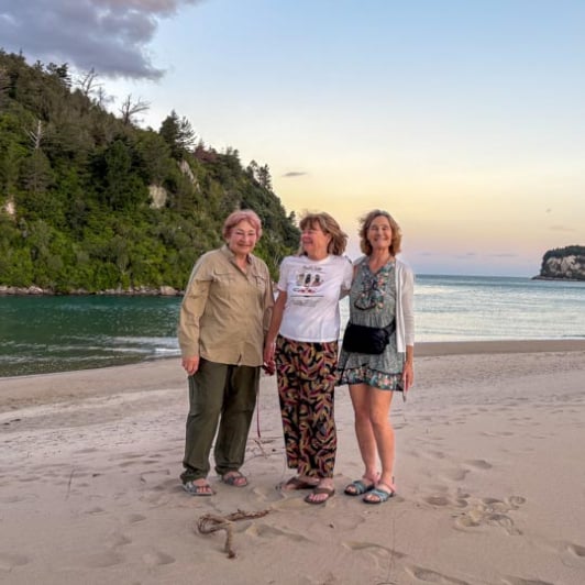 1 Three Women on the Beach Coromandel Peninsula