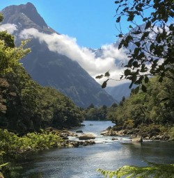 Arthur River at Milford Track, Fiordland National Park Southland New Zealand