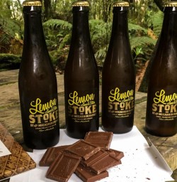 Beers and chocolate at Hollyford Track, Fiordland National Park Southland New Zealand