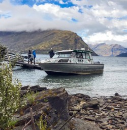 Getting to Mou Waho Island, Lake Wanaka Otago New Zealand