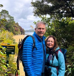 couple enjoying Ulva Island