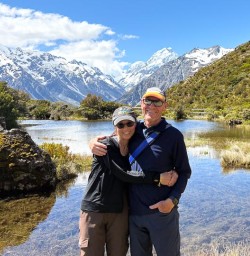 couple in Mt Cook National Park hiking PS24NOV25