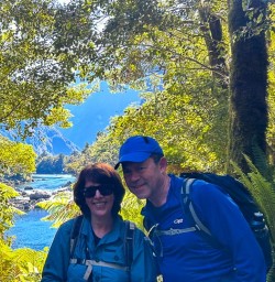 couple on the milford track