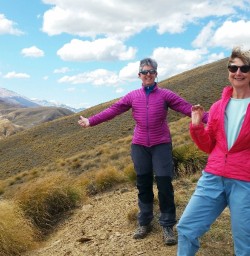 hikers on the crown range