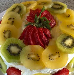 Fresh Fruit Cake at Okarito, West Coast New Zealand