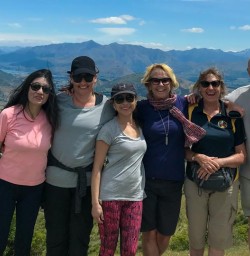 Group at Crown Range Summit, Otago New Zealand