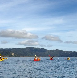 group kayak trip in Abel Tasman National Park GE02FEB26
