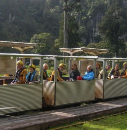 Group at Nile River Caves, West Coast New Zealand