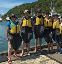 Group at Picton Harbour, Marlborough New Zealand