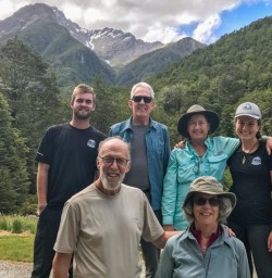 Group  at Routeburn Track, Otago New Zealand
